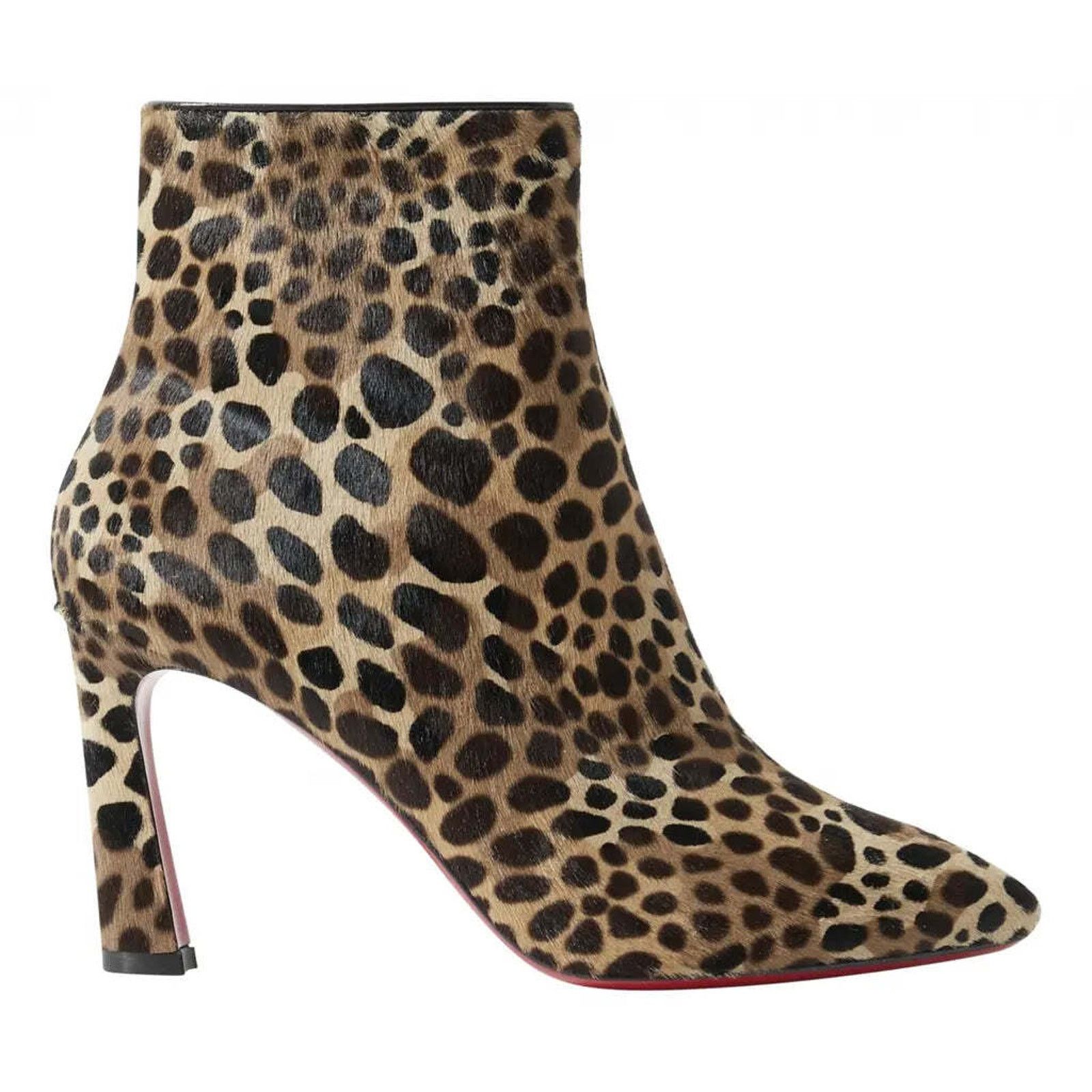 Christian Louboutin Christian Louboutin So Eleonor 85 Black Brown Leopard Pony Size US 7.5 / IT 37.5 - 1 Thumbnail