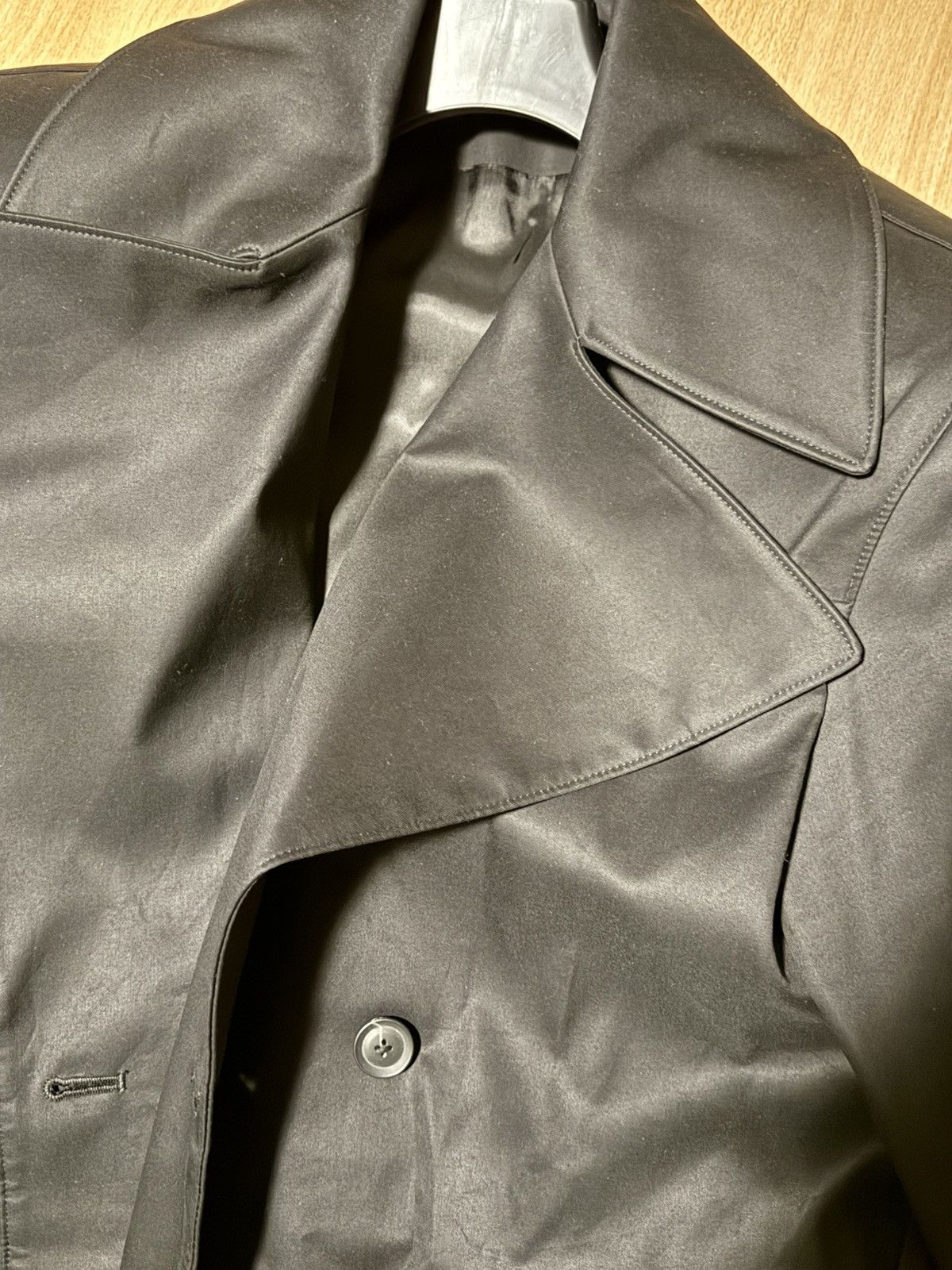 LGN LOUIS GABRIEL NOUCHI FW24 LGN Black Double-breasted trench coat with six buttons Size US S / EU 44-46 / 1 - 9 Thumbnail