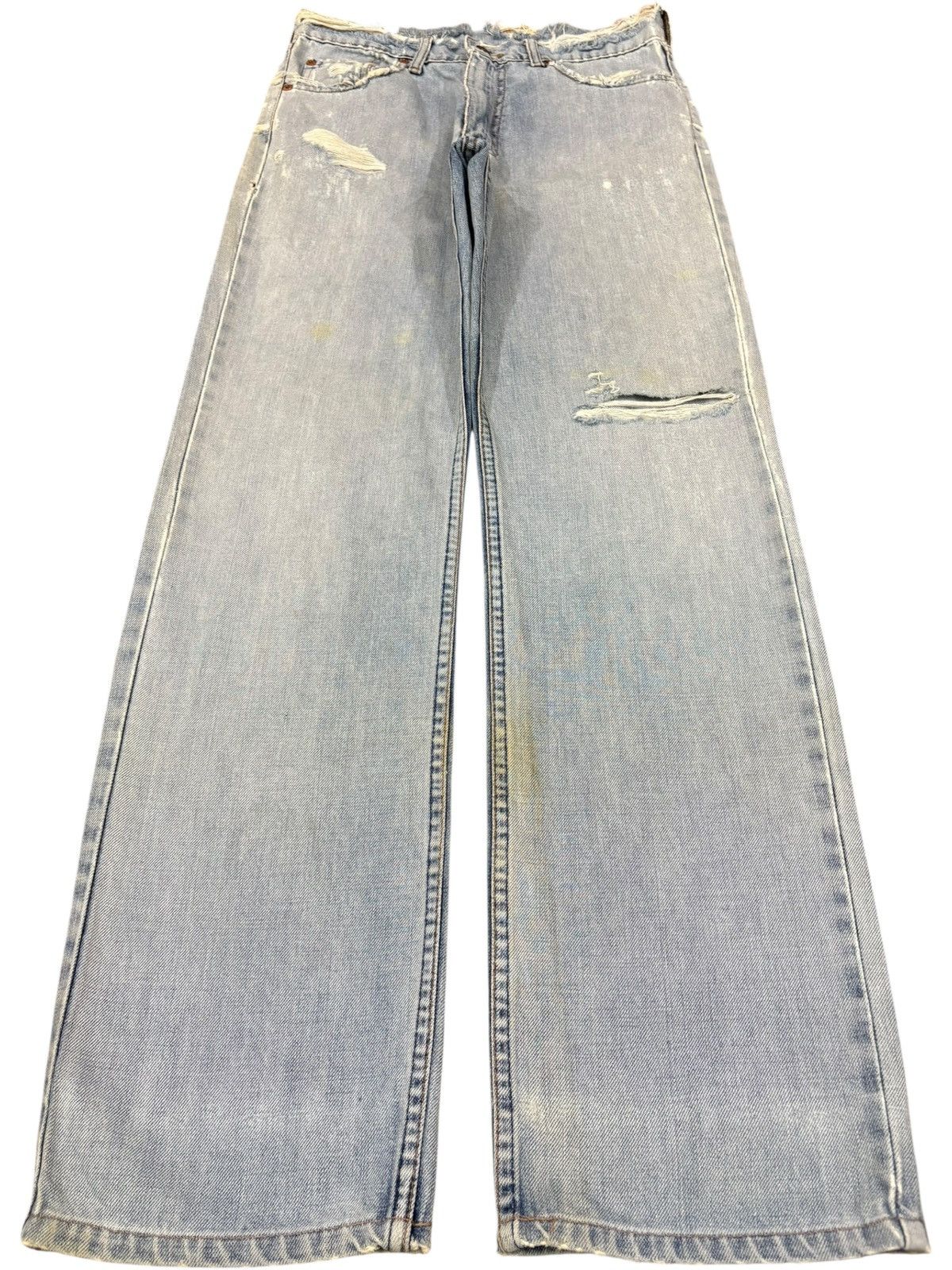 Levi's Vintage 90s Levis 508 Light Wash Distressed Loose Jeans Size US 30 / EU 46 - 1 Thumbnail