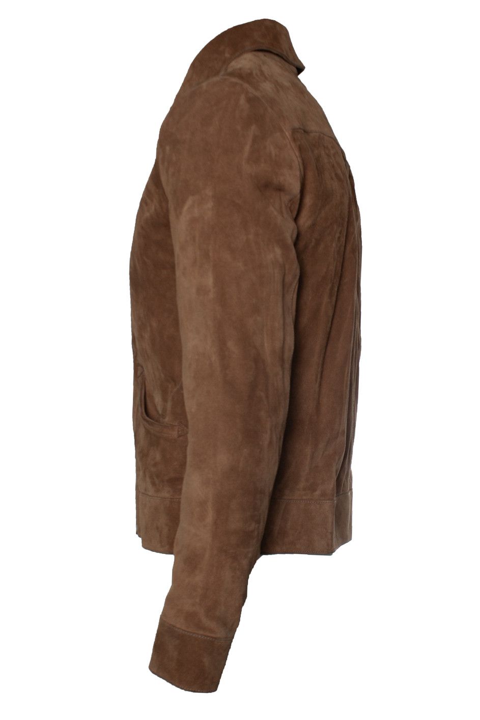 Saint Laurent Paris Saint Laurent, Suede western jacket in cognac Size US M / EU 48-50 / 2 - 2 Thumbnail