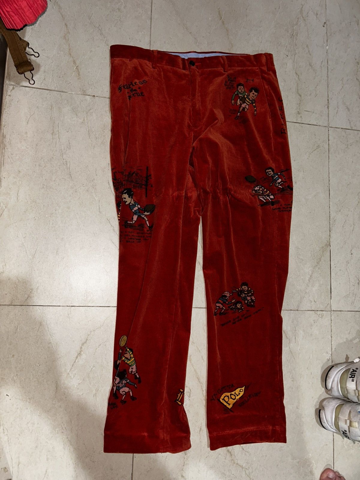 Polo Ralph Lauren Orange corduroy pants Size US 38 / EU 54 - 1 Thumbnail