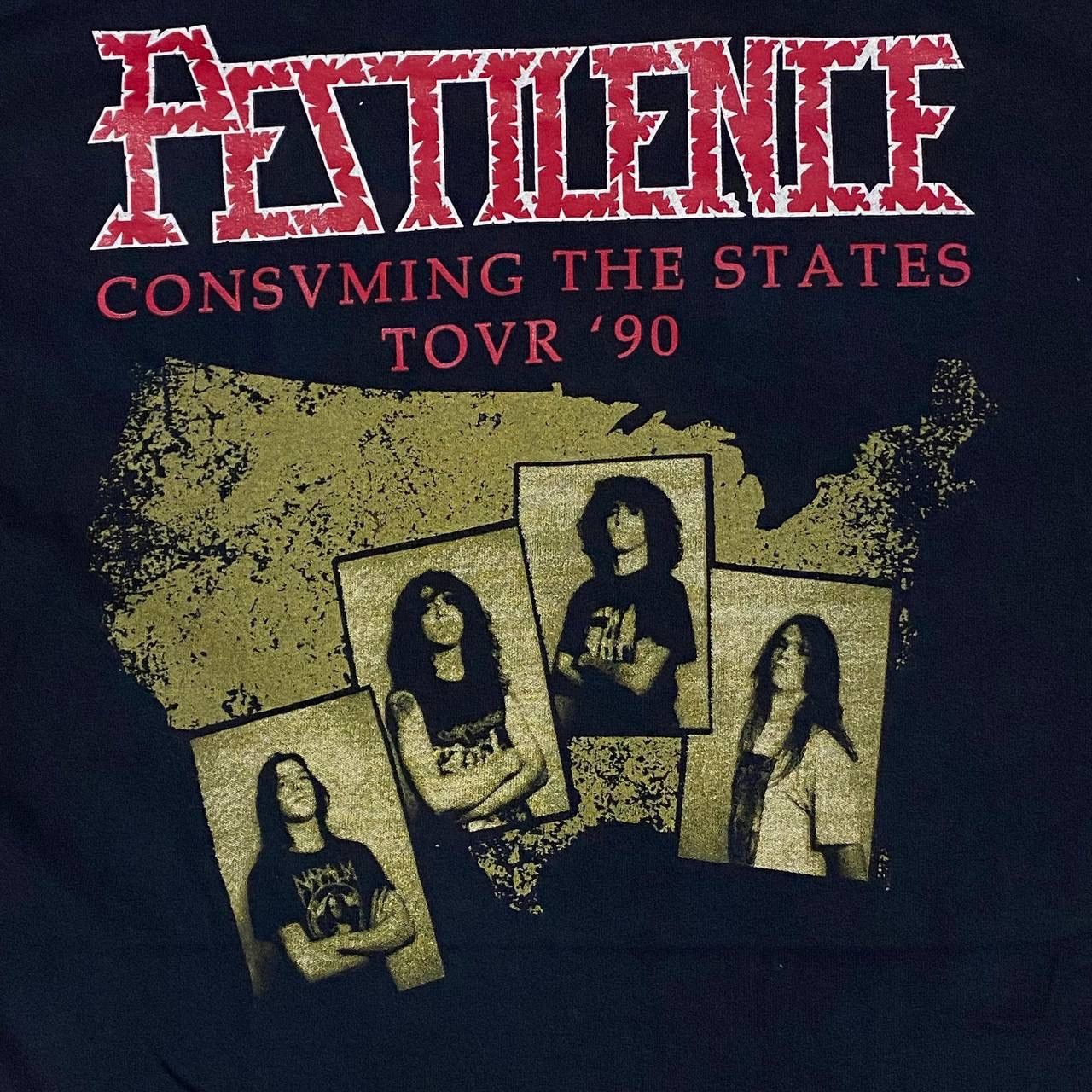 Band Tees Death metal band pestilence consuming impulse Size US M / EU 48-50 / 2 - 6 Thumbnail