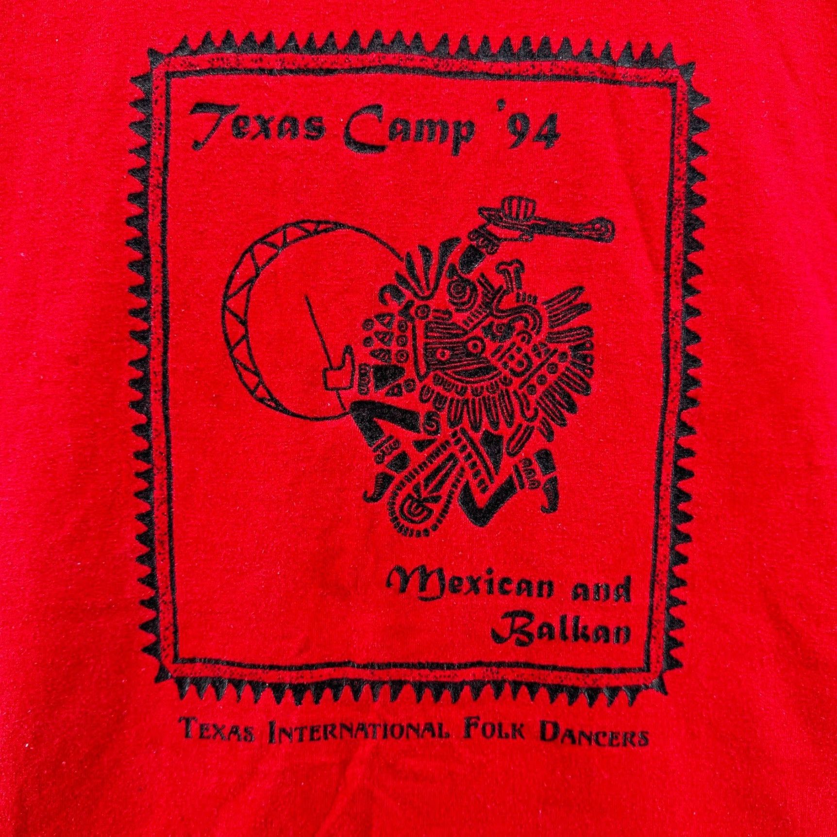 Jerzees VINTAGE Jerzees T-Shirt Red Men's XL Texas Camp 94 Heavyweight Short Sleeve Mens Size US XL / EU 56 / 4 - 3 Thumbnail