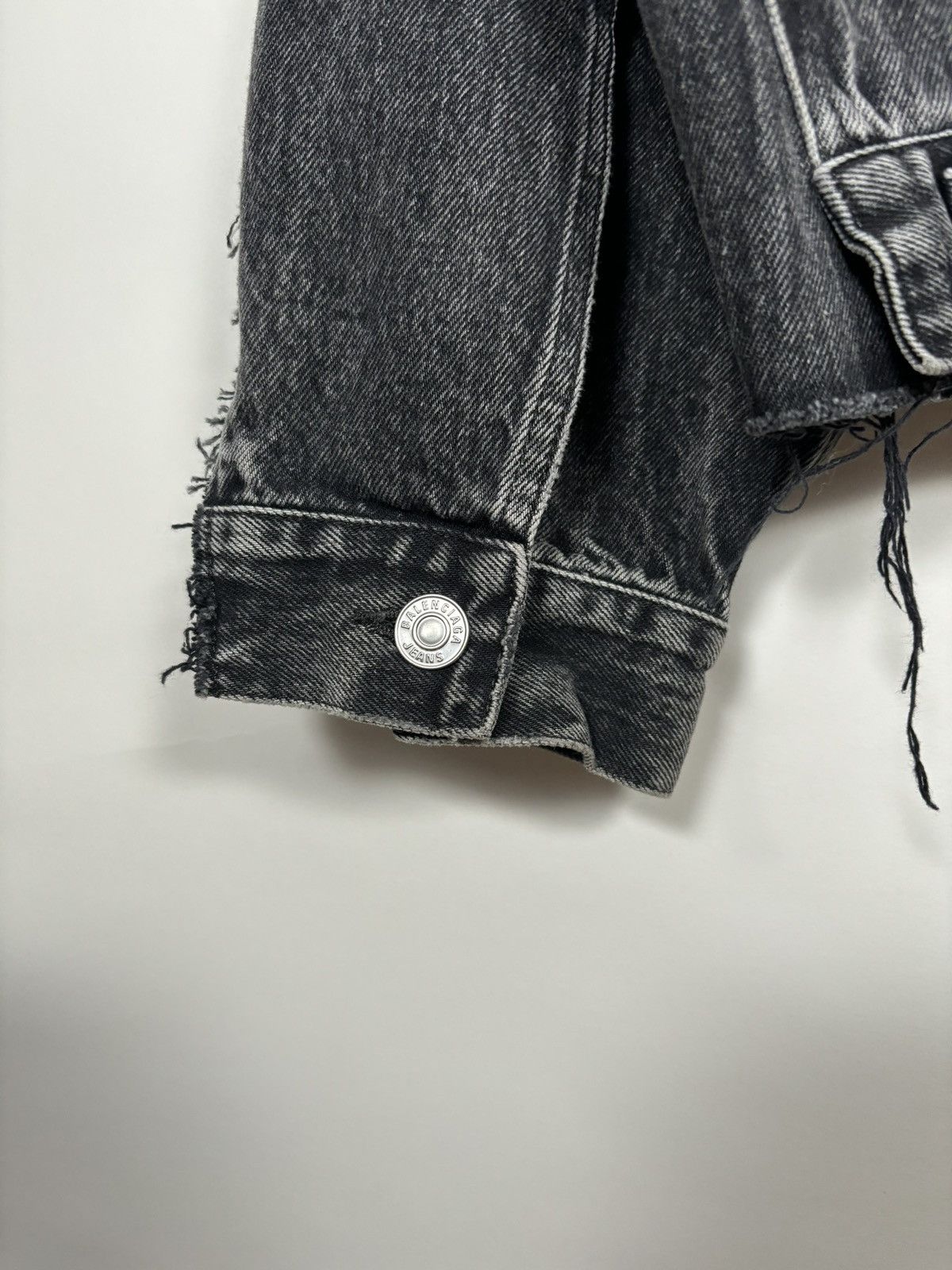 Balenciaga 🚭BALENCIAGA GRAIL🚭 RECONSTRUCTED DENIM JACKET Size US L / EU 52-54 / 3 - 8 Thumbnail