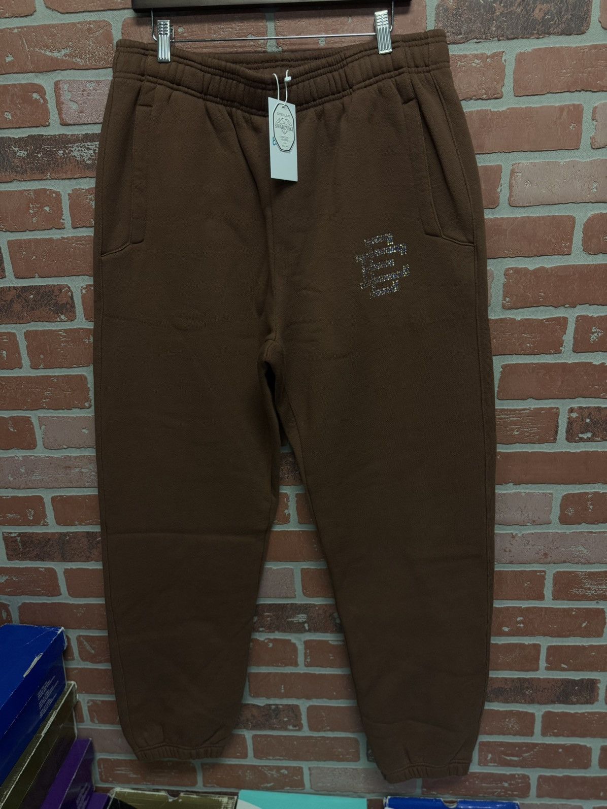 Eric Emanuel × Swarovski Eric Emanuel x Swarovski Sweatpants Size XXL (NEW) RARE Size US 36 / EU 52 - 2 Thumbnail
