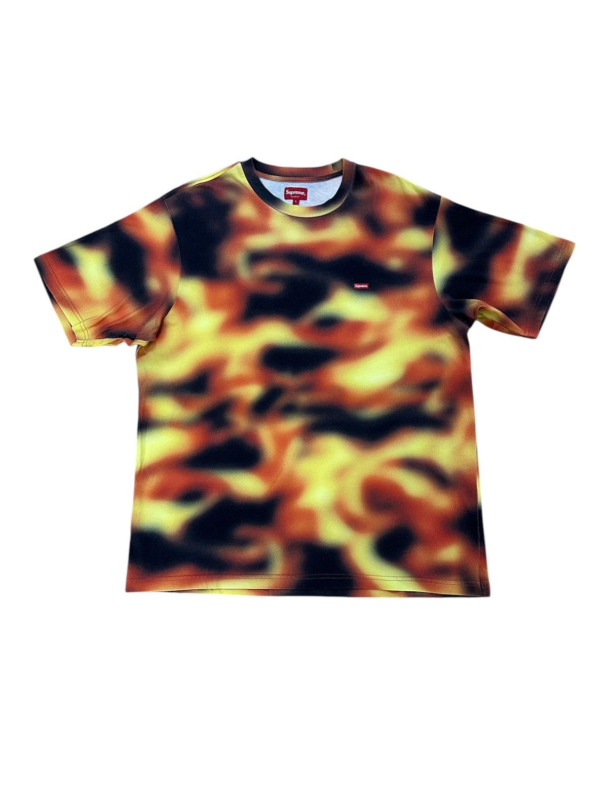 Supreme Rare And Beautiful Supreme SS23 Small Box Logo Flame Tee Size US L / EU 52-54 / 3 - 1 Thumbnail