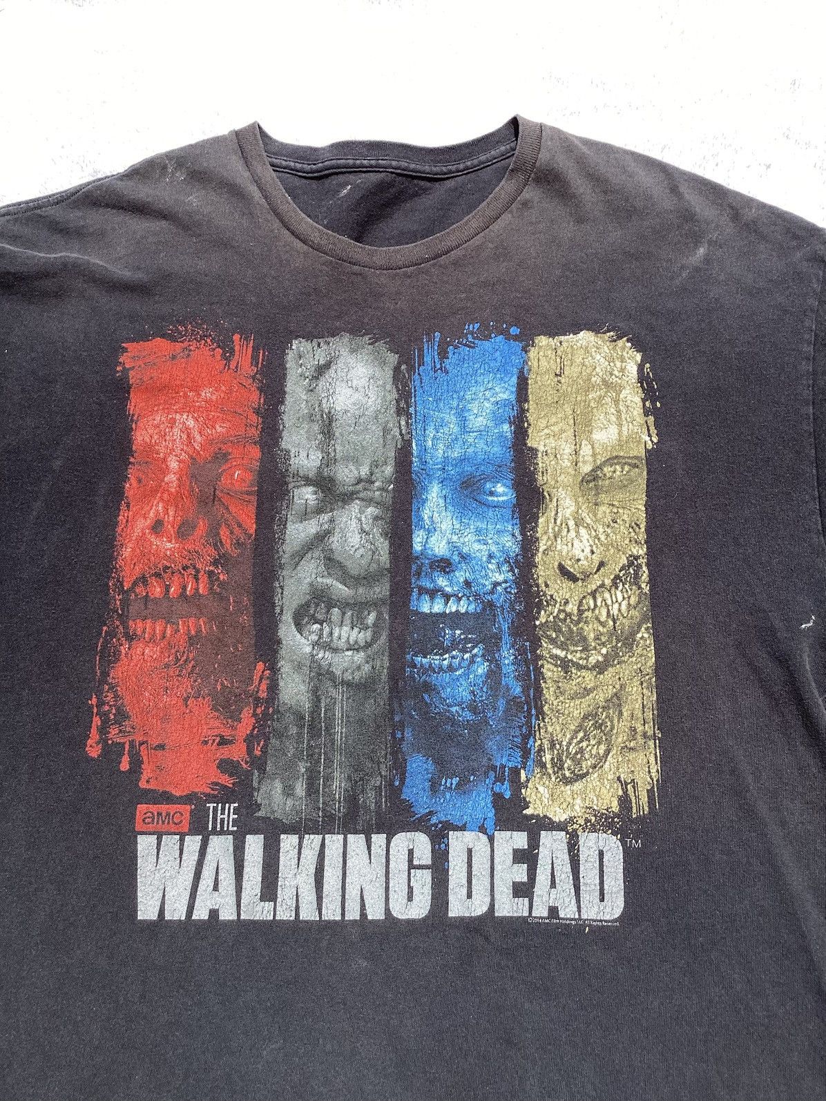 Vintage 2014 AMC The Walking Dead television zombie show T-shirt Size US XL / EU 56 / 4 - 2 Thumbnail