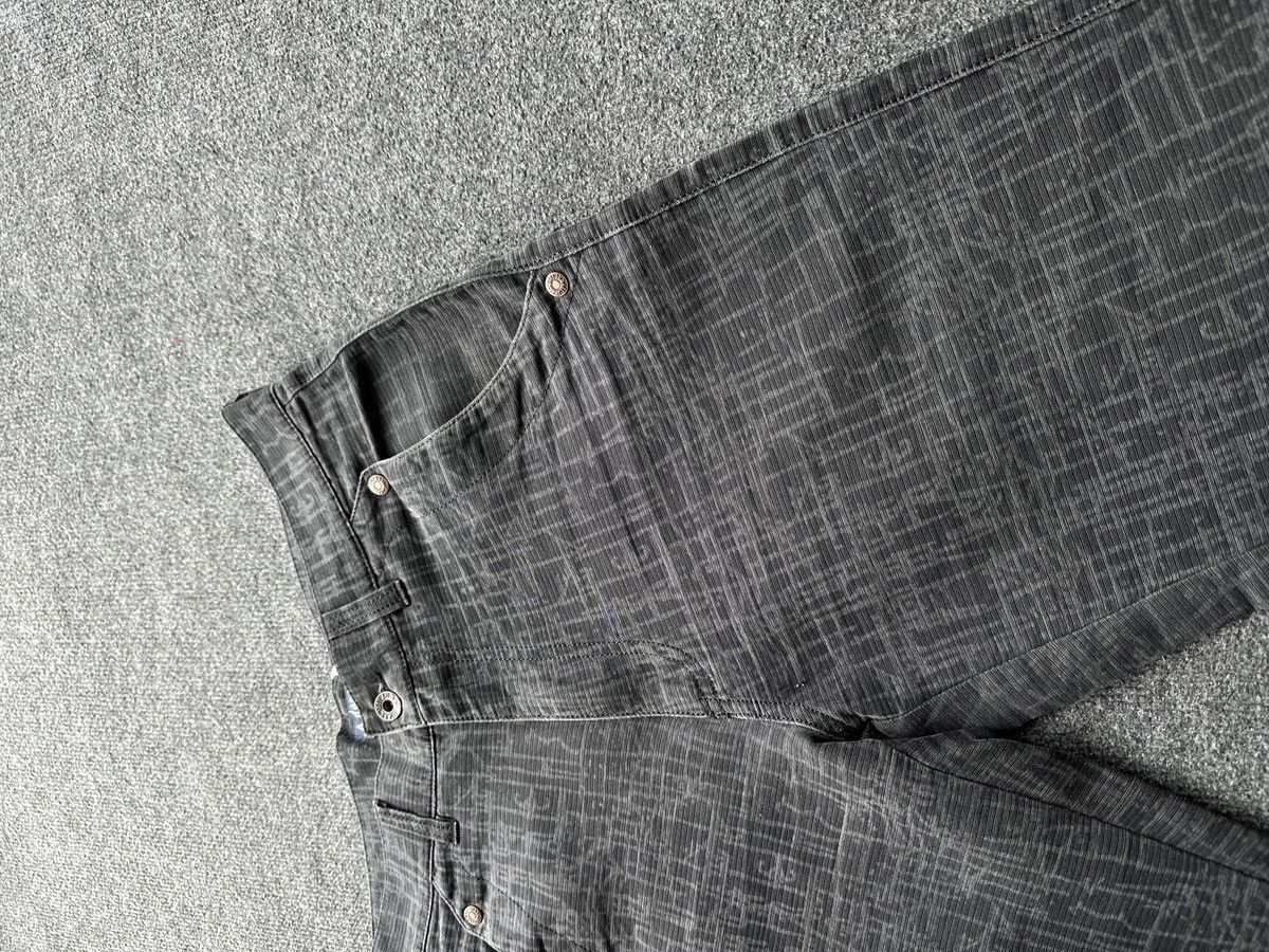 Armani VNTG🚨 ARMANI GRAY MONOGRAM PANTS LUXURY Y2K INDIGO CASUAL Size US 32 / EU 48 - 5 Thumbnail