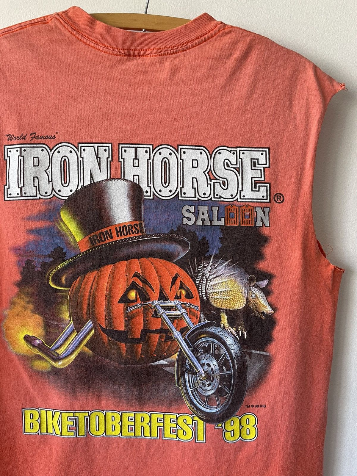 Vintage Vintage Sleeveless Iron Horse Saloon Biketoberfest tee Size US M / EU 48-50 / 2 - 2 Thumbnail