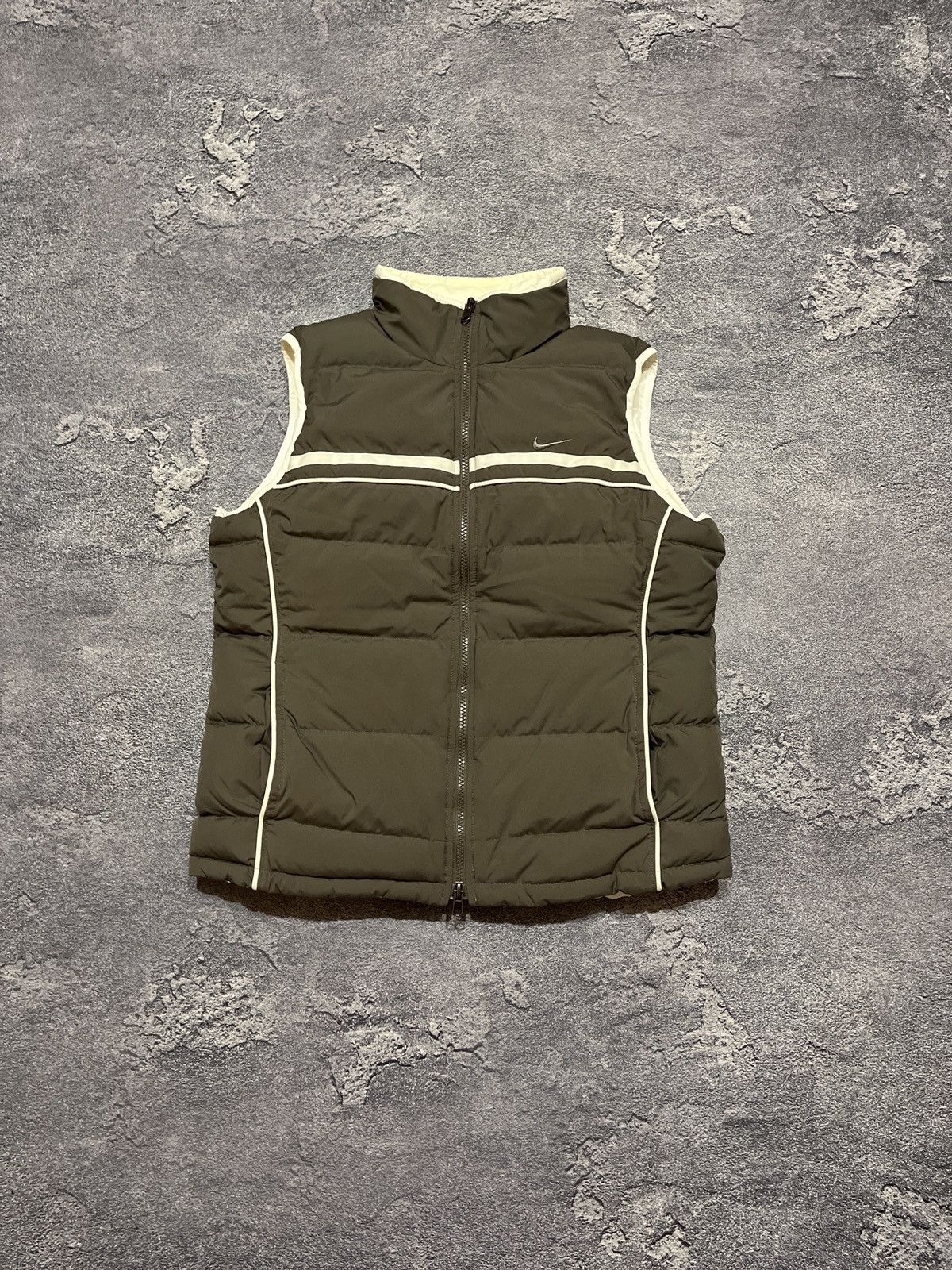 Nike × Vintage Nike Vintage Reversible Down Puffer Vest 90s Size M / US 6-8 / IT 42-44 - 1 Thumbnail