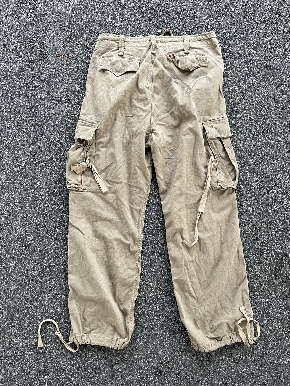 Japanese Brand × Vintage Levis Khakis Cargo Pant Size US 34 / EU 50 - 3 Thumbnail
