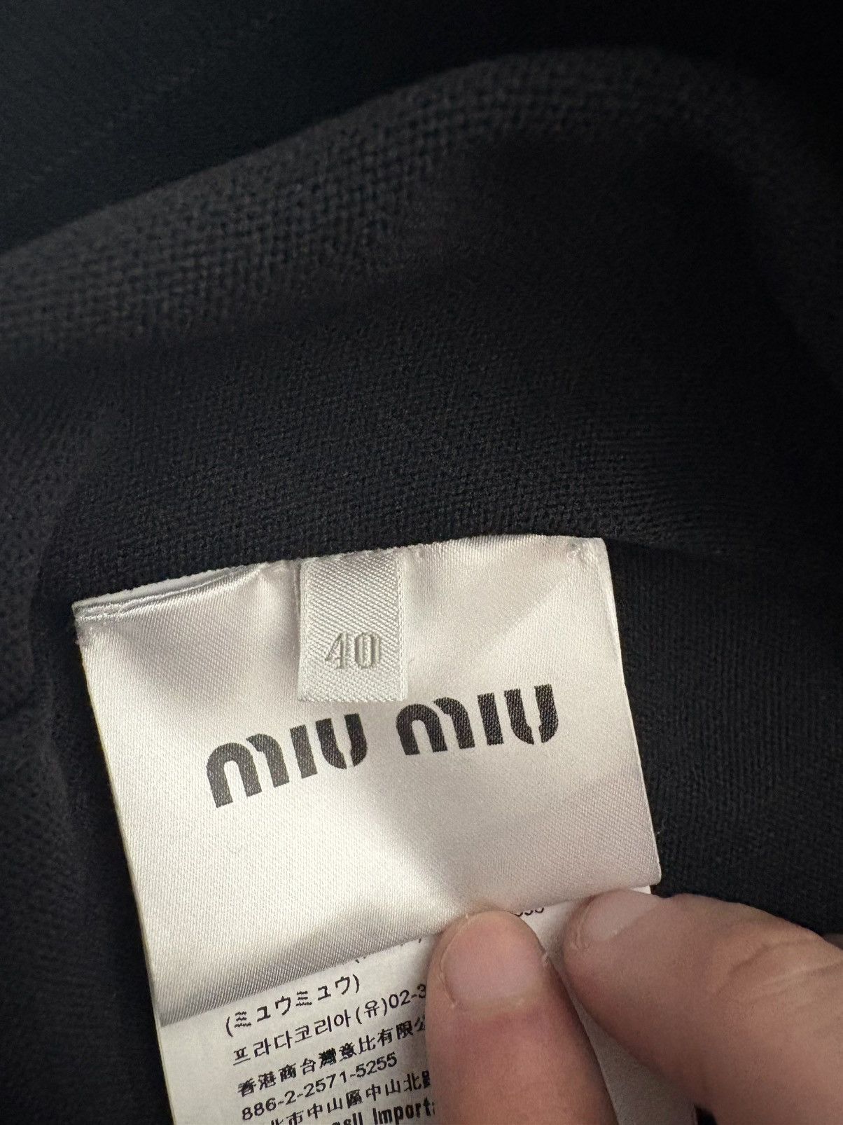 Miu Miu Miu miu rubber logo polo size 40 Size S / US 4 / IT 40 - 4 Thumbnail