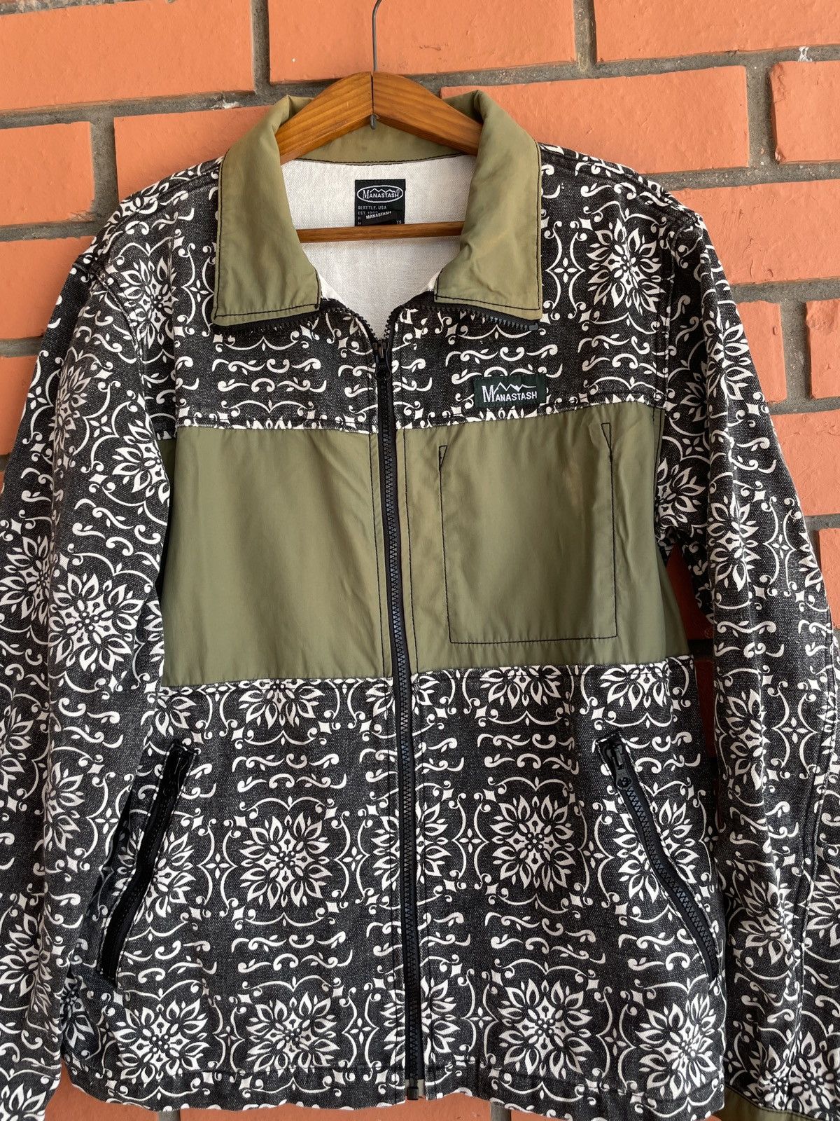 Hoodlamb Manatash Seattle 1993 Floral pop-Art Abstract Hemp Jacket Size US S / EU 44-46 / 1 - 4 Thumbnail