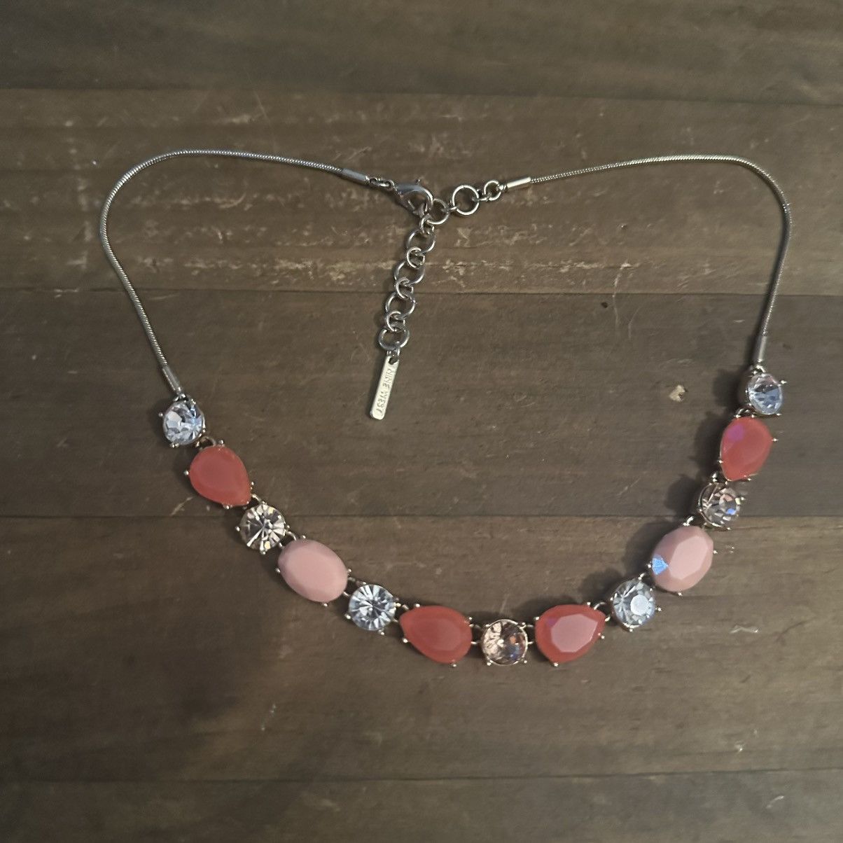 Nine West Nine West cabochon and rhinestone collar necklace Size ONE SIZE - 2 Thumbnail