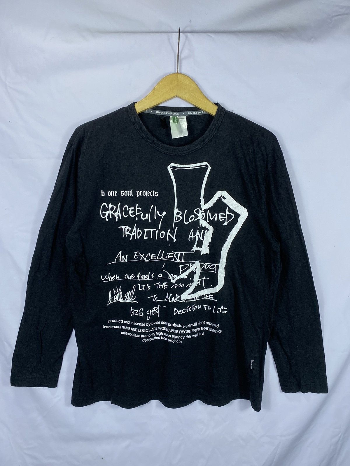 20471120 Japan B-One-Soul Seditionaries Punk Long Slevee Size US M / EU 48-50 / 2 - 1 Thumbnail