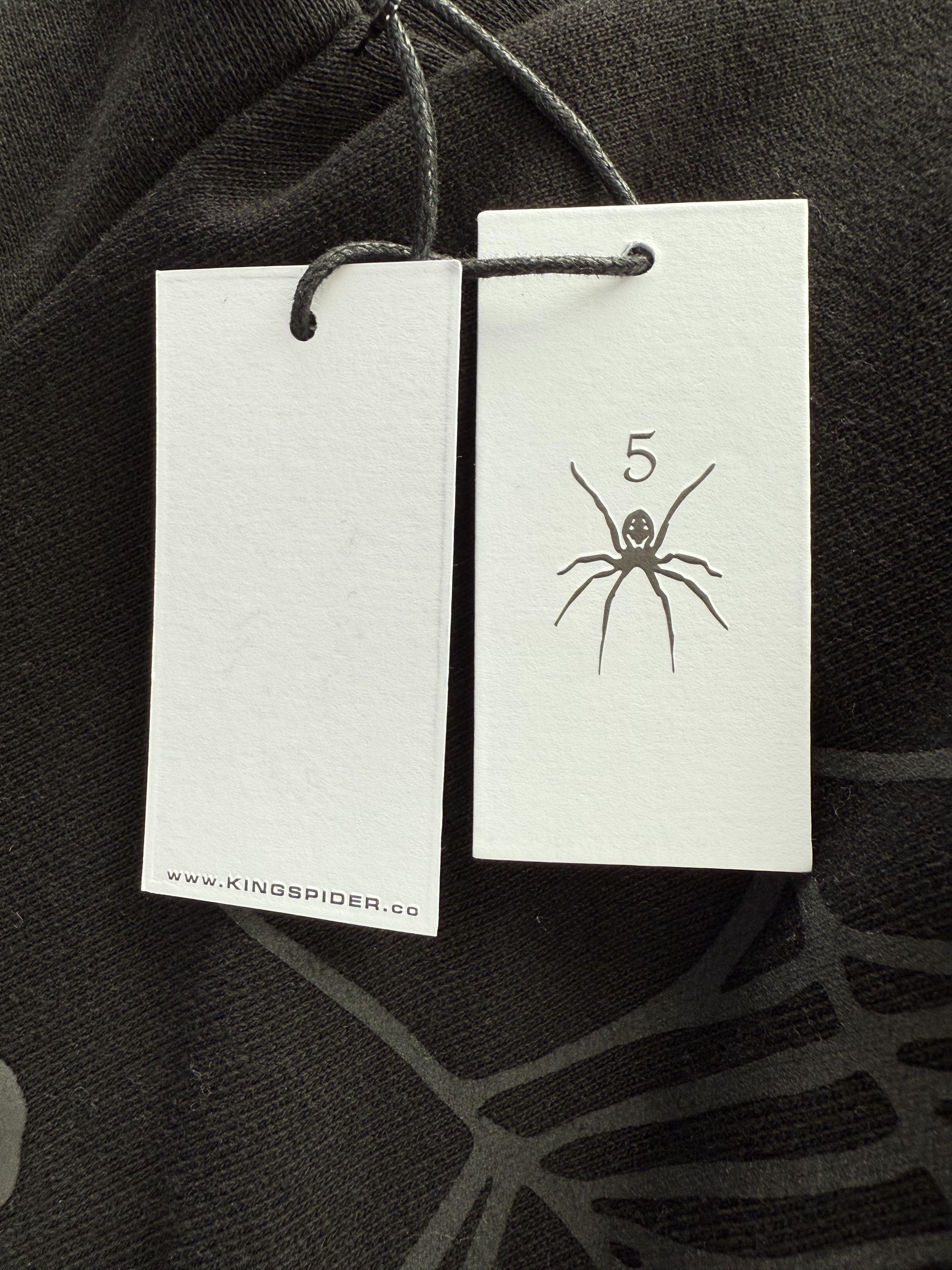 Sp5der Sp5der "OG Web" V2 Zip Hoodie (Black) Size US S / EU 44-46 / 1 - 4 Thumbnail