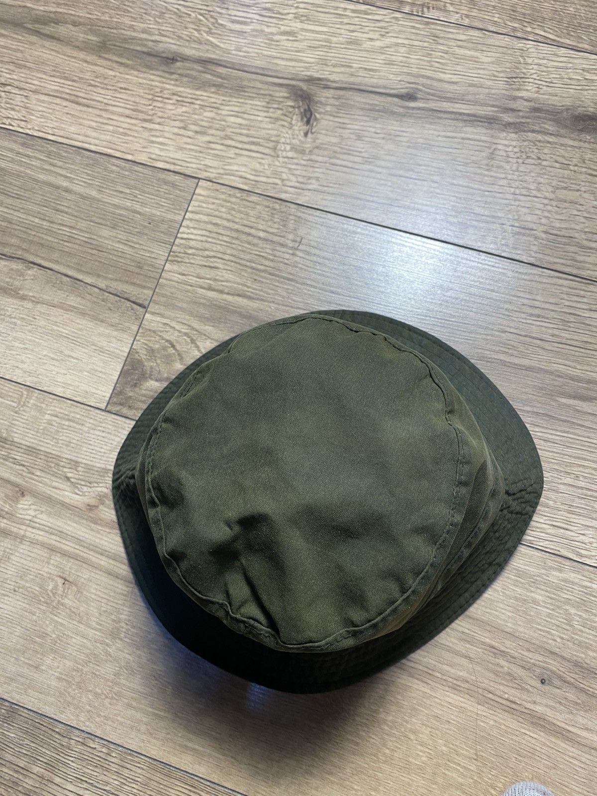 Barbour Vintage Barbour Wax Hat Bucket Olive Green Size S Tartan Size ONE SIZE - 3 Thumbnail