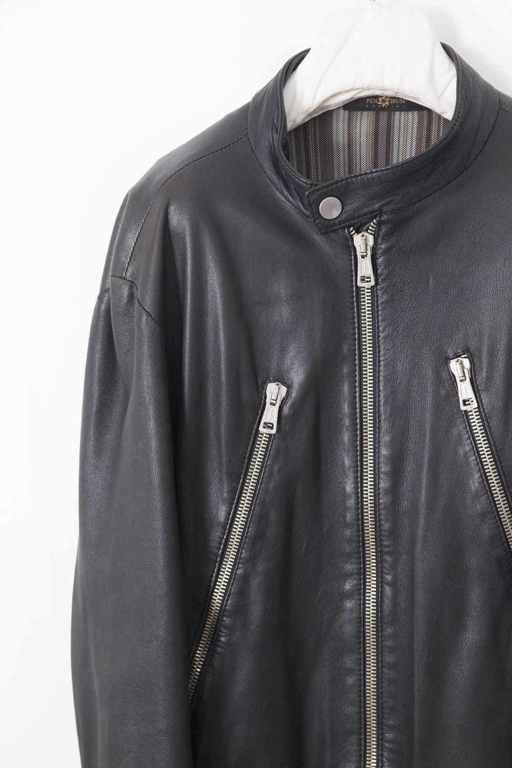 Vintage Margiela-inspired 5 zip leather jacket Size US L / EU 52-54 / 3 - 2 Thumbnail