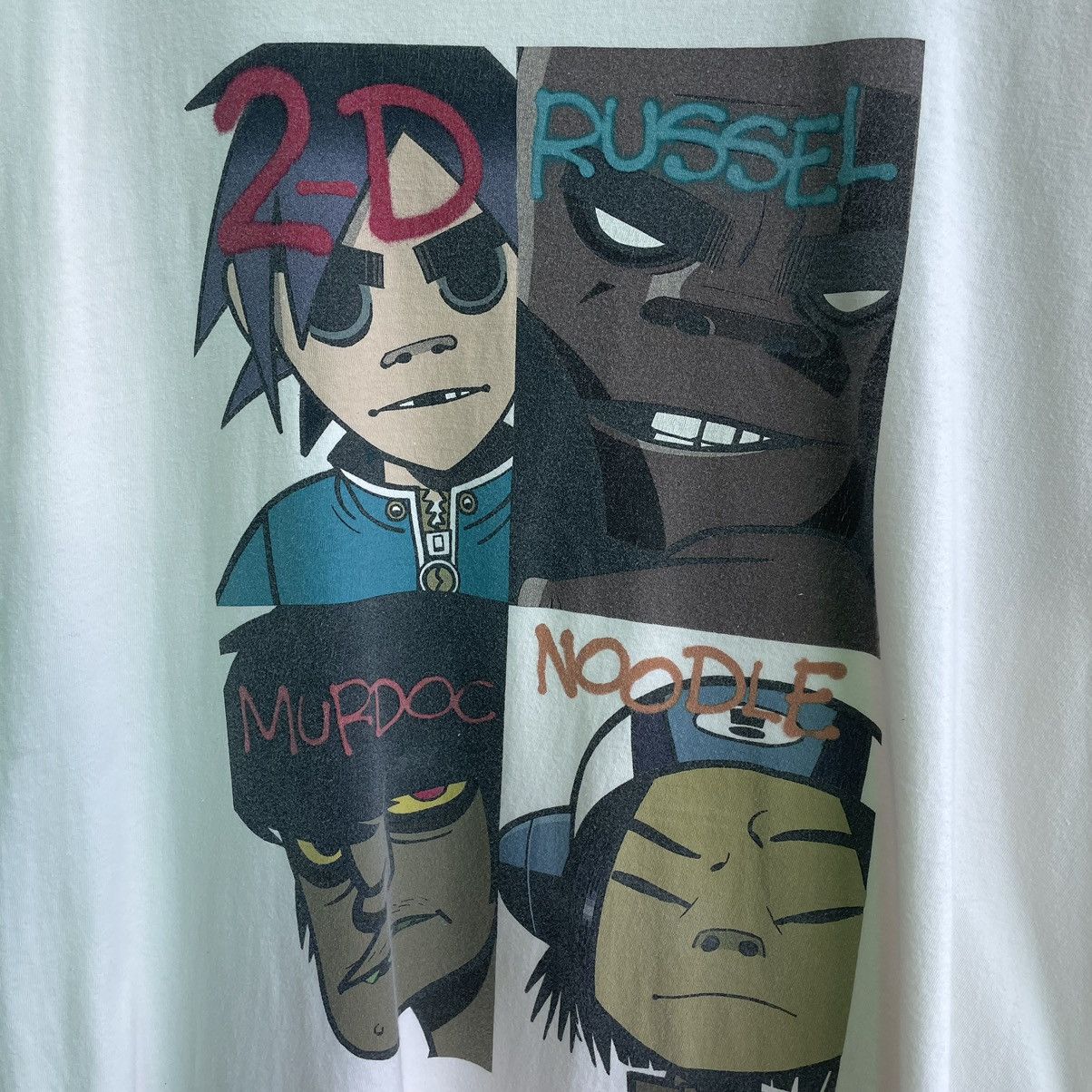 Band Tees × Designer × Vintage Vintage Y2K Gorillaz Band Tee Shirt Size US L / EU 52-54 / 3 - 3 Thumbnail