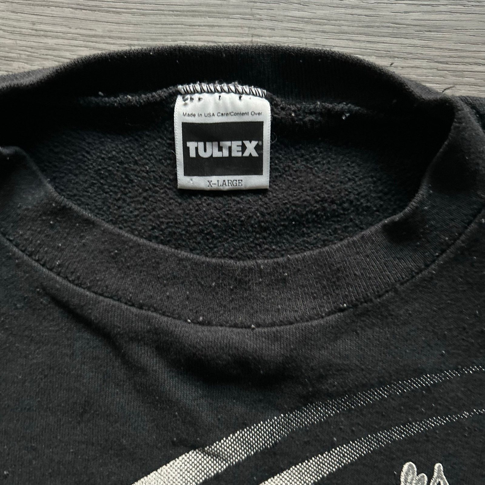 Tultex Vintage 90s Tultex Los Angeles Raiders football Sweatshirt Size US L / EU 52-54 / 3 - 3 Thumbnail