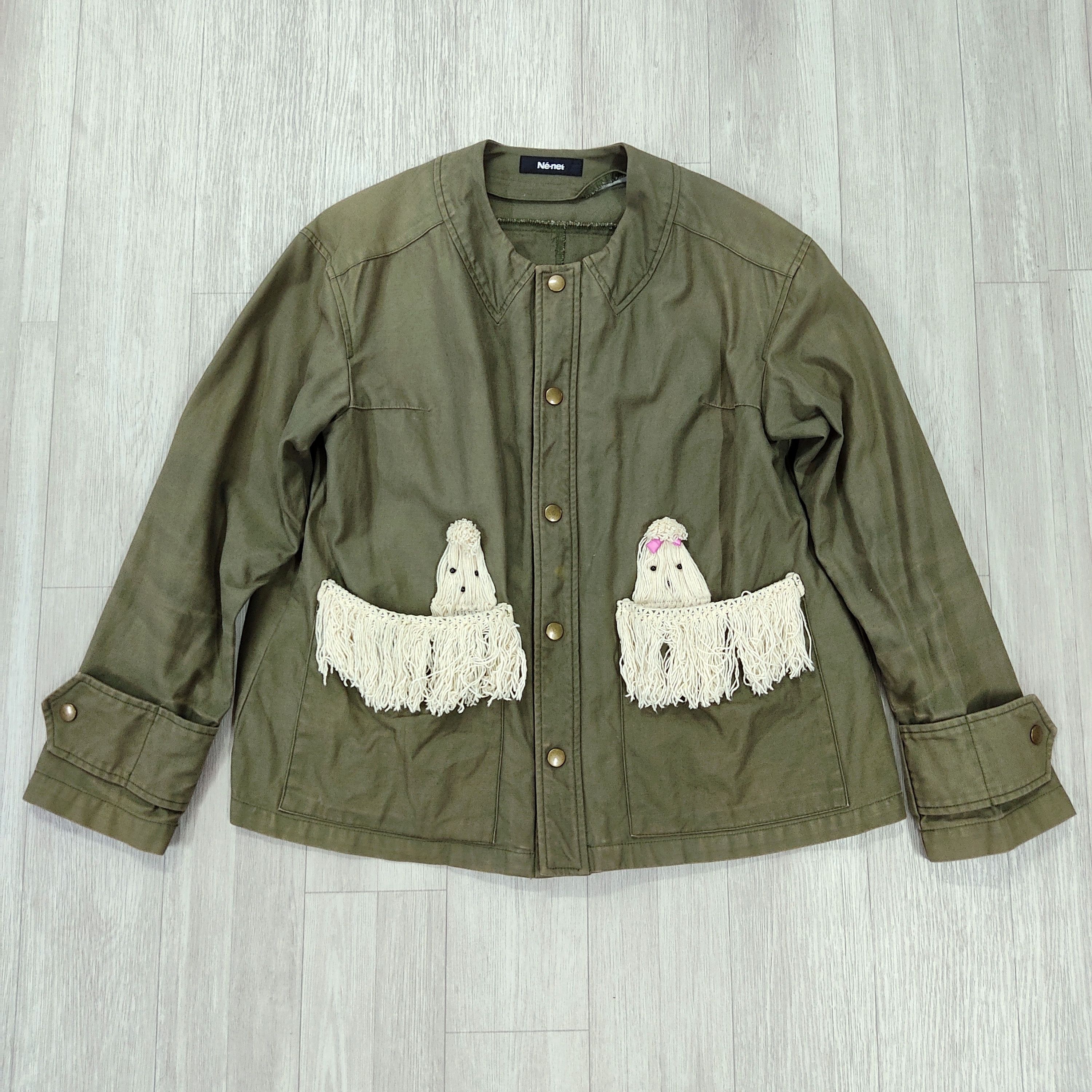 Ne-Net Issey Miyake Ne-Net Maltese Olive Outerwear Jacket Size M / US 6-8 / IT 42-44 - 4 Thumbnail