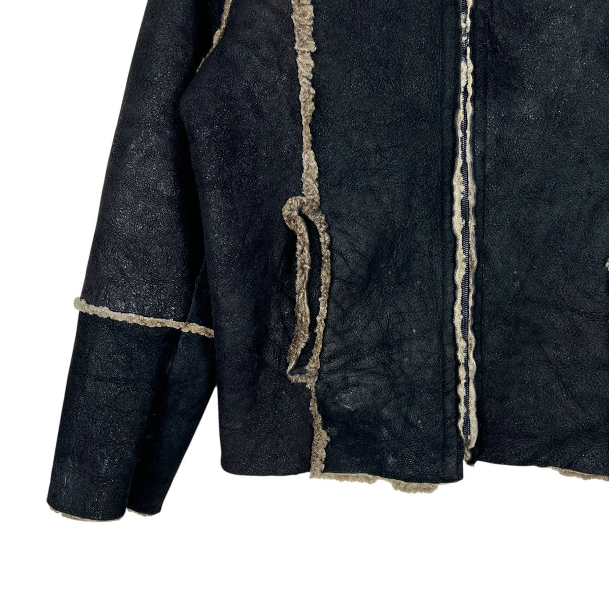 Tornado Mart 🔥 Tornado Mart Leather Shearling Jacket Size US M / EU 48-50 / 2 - 7 Thumbnail