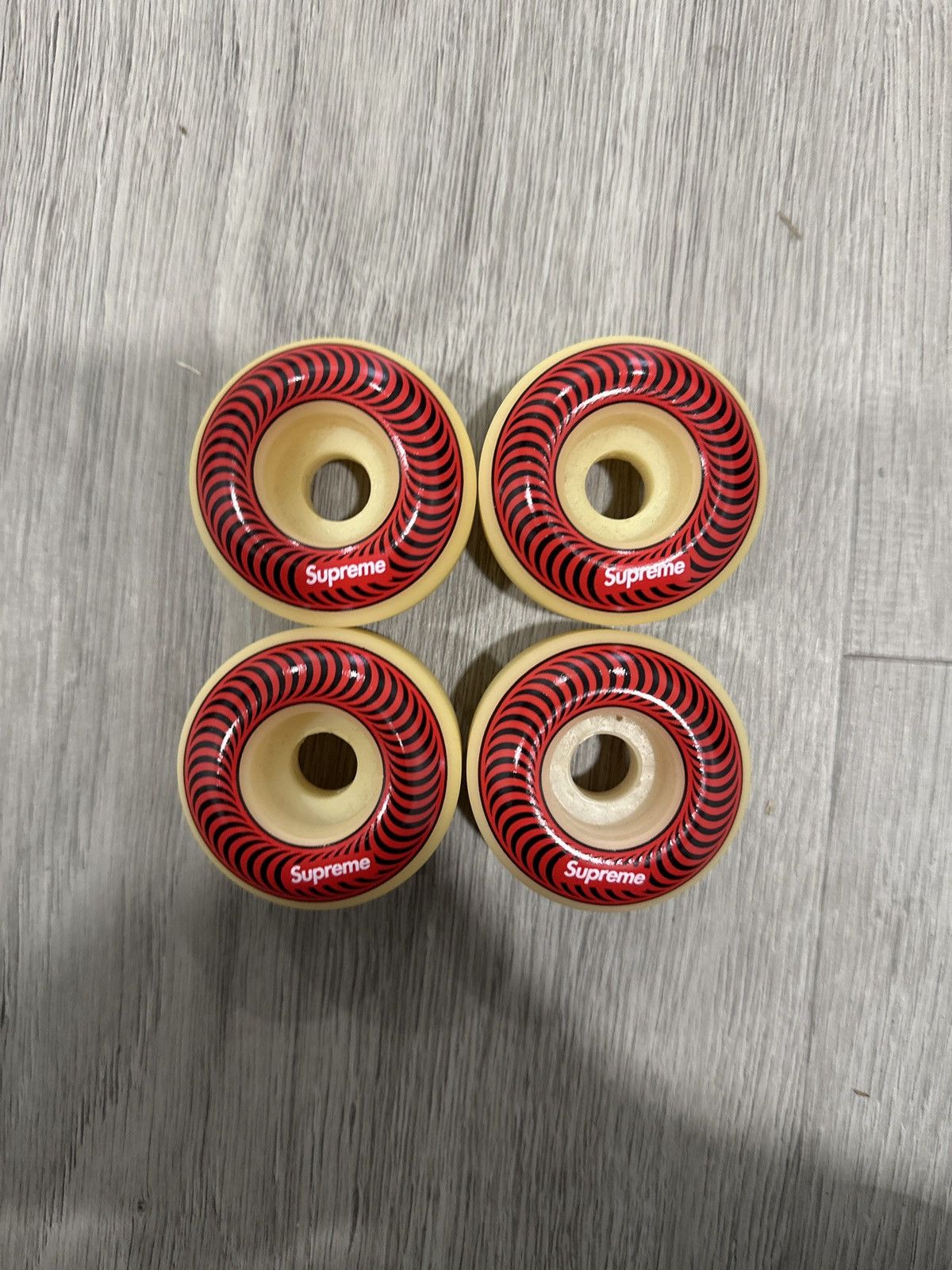 Supreme 51mm supreme spit fire skateboard wheels | Grailed