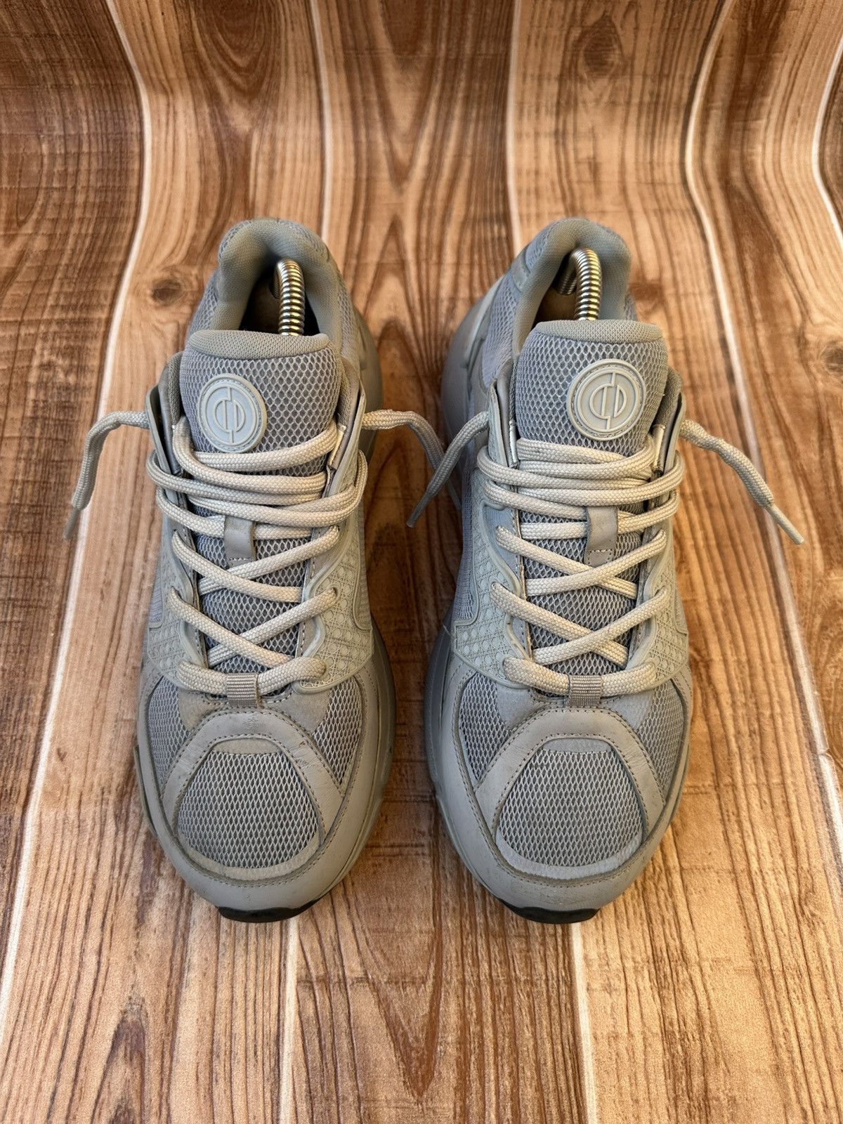 Dior DIOR B24 Mesh Leather Lowtop Sneakers Size US 6 / EU 39 - 3 Thumbnail