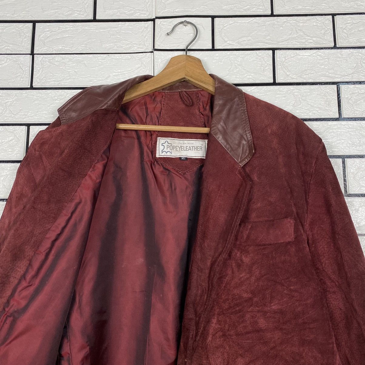 Japanese Brand 📌Vintage Genuine Leather Jacket Poyeyeleather Issey Miyake Size US XL / EU 56 / 4 - 13 Thumbnail