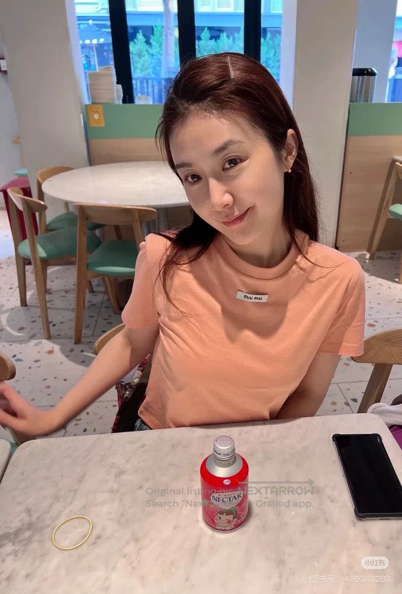 Miu Miu Miu Miu Size XS Orange and pink letter T-shirt Size XS / US 0-2 / IT 36-38 - 6 Thumbnail