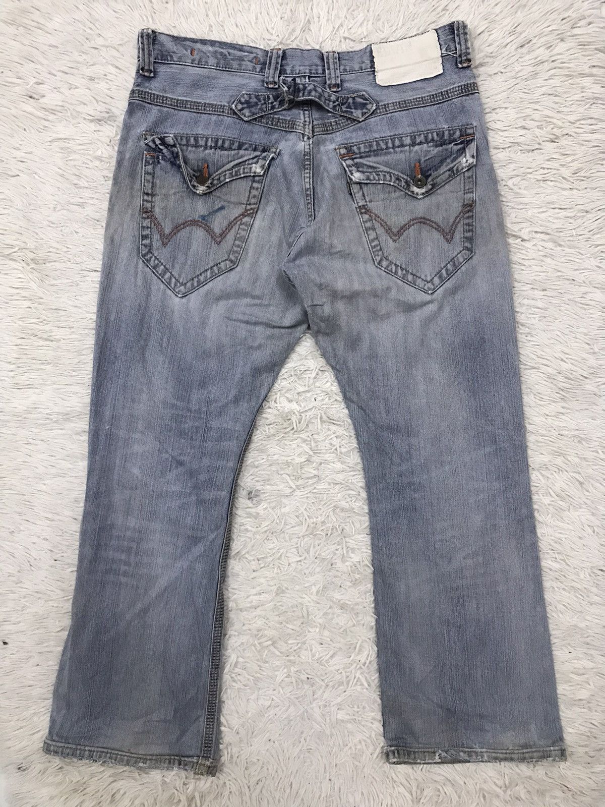 Edwin Vintage Edwin XU-S Distressed Design Jeans Size US 34 / EU 50 - 4 Thumbnail