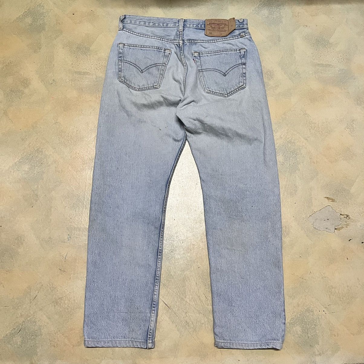Levi's Vintage Distressed Levis 501 Denim Jeans Size US 31 - 2 Thumbnail