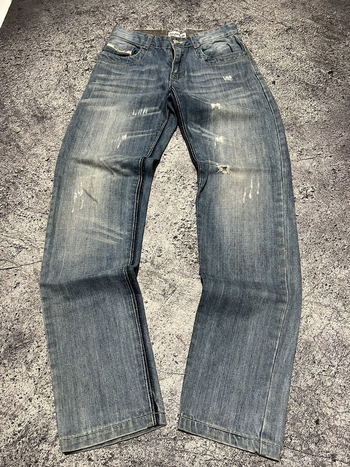 Kapital 2000s Archival Diesel Dolce Gabbana Wash Jeans y2k Lgb Size US 27 - 1 Thumbnail