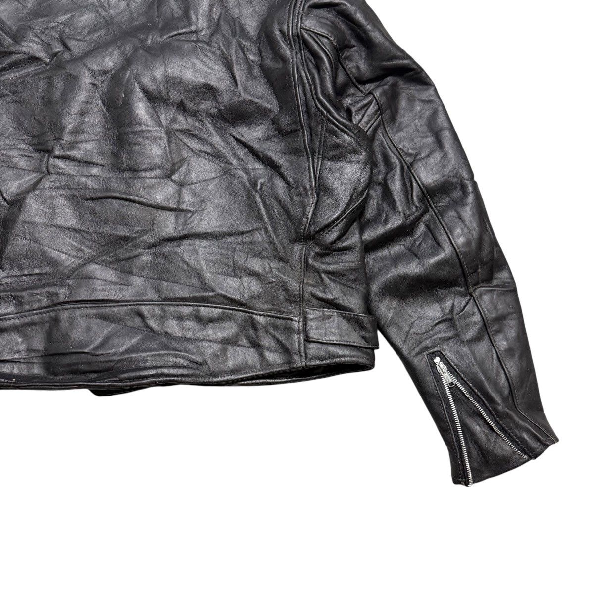 Schott Vintage Schott Perfecto Double Colar Leather Jacket Size US M / EU 48-50 / 2 - 20 Thumbnail