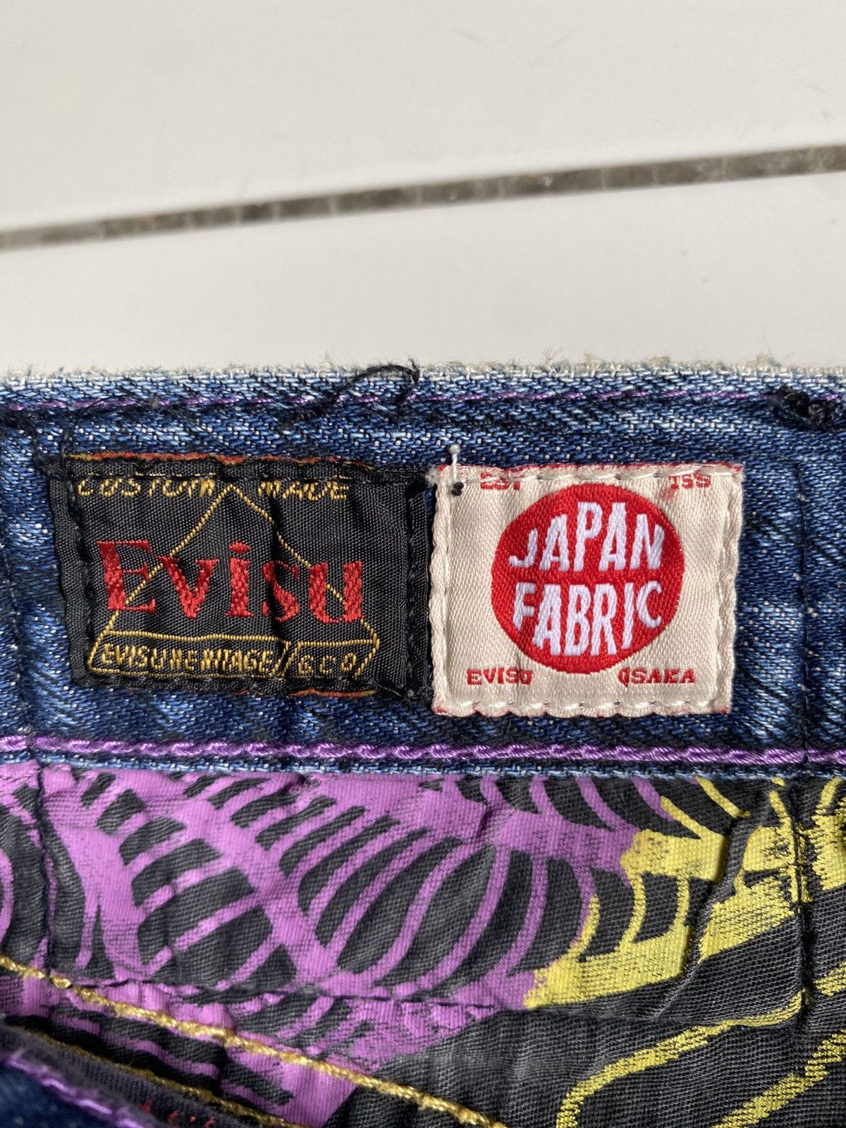 Evisu Vintage Evisu hiko Yamane design good condition Size US 31 - 9 Thumbnail
