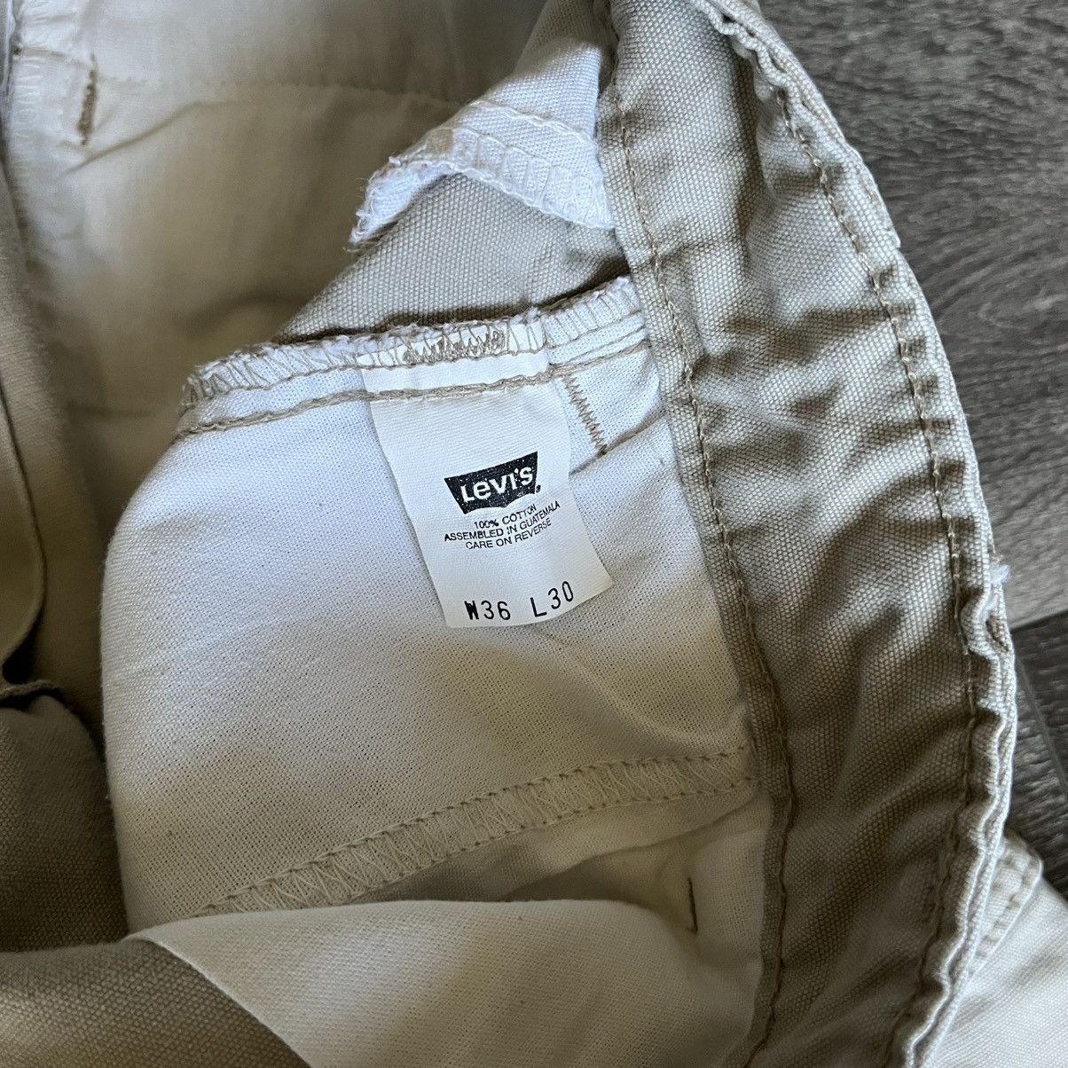 Levi's Vintage 90s Levi’s Dry Goods Cargo Skater Pocket Pants 36x30 Size US 36 / EU 52 - 10 Thumbnail