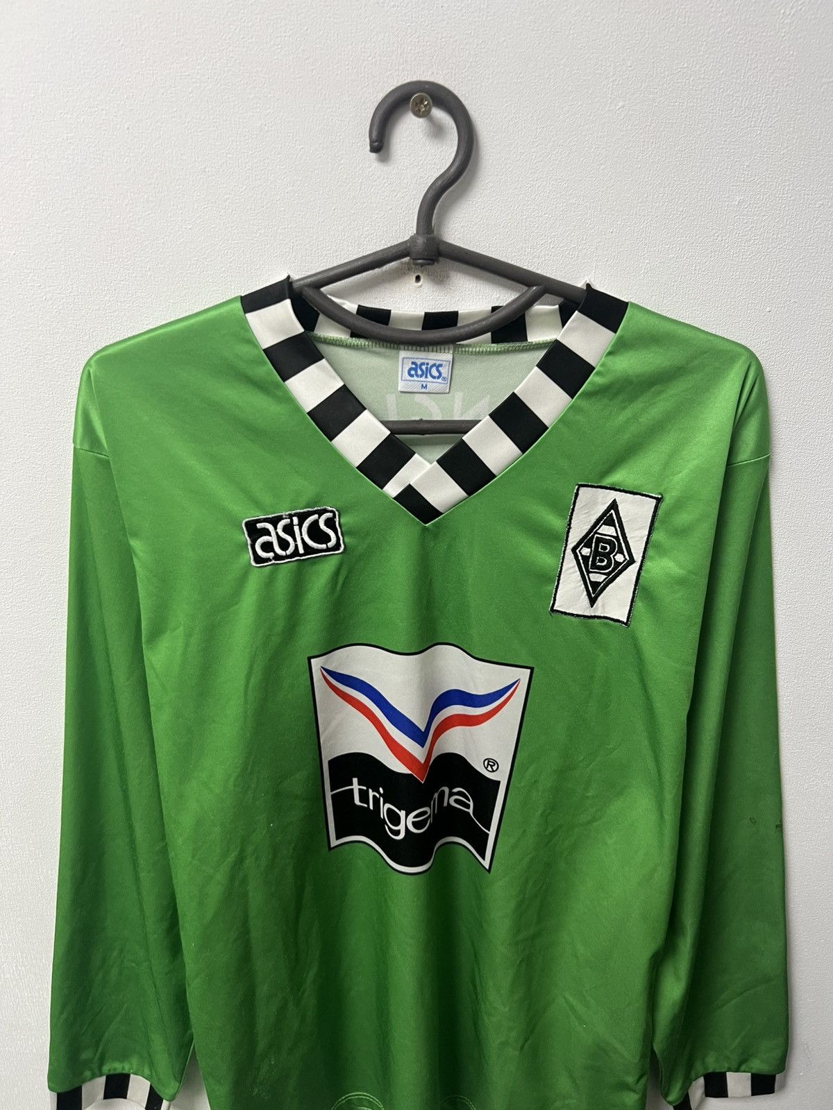 Asics 92/94 Borussia Mönchengladbach Asics Away Shirt Long Sleeve Size US M / EU 48-50 / 2 - 2 Thumbnail
