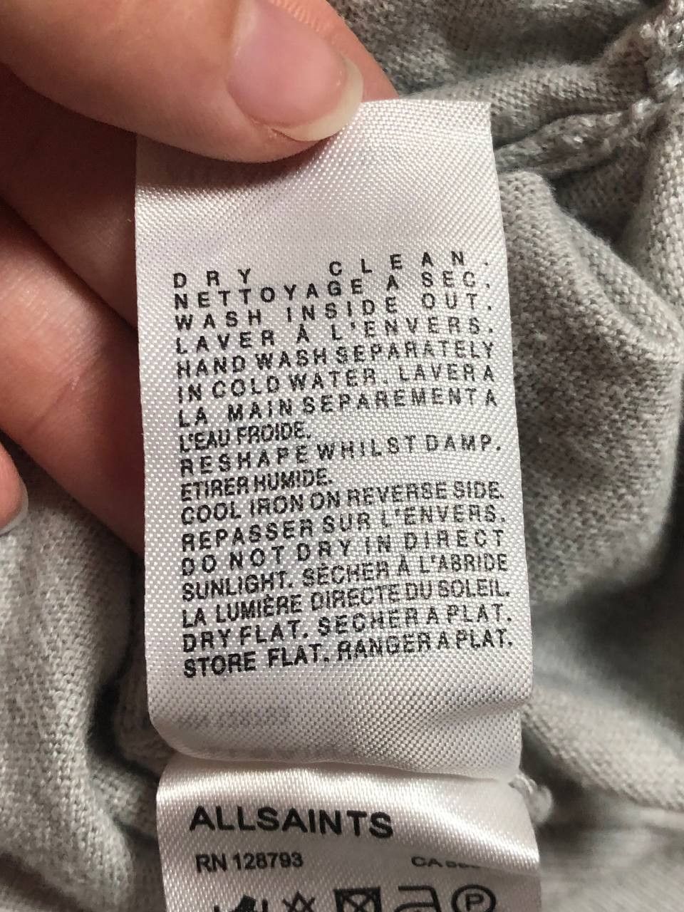 Allsaints Allsaints Zip SWEATSHIRT KNIT Size US L / EU 52-54 / 3 - 5 Thumbnail