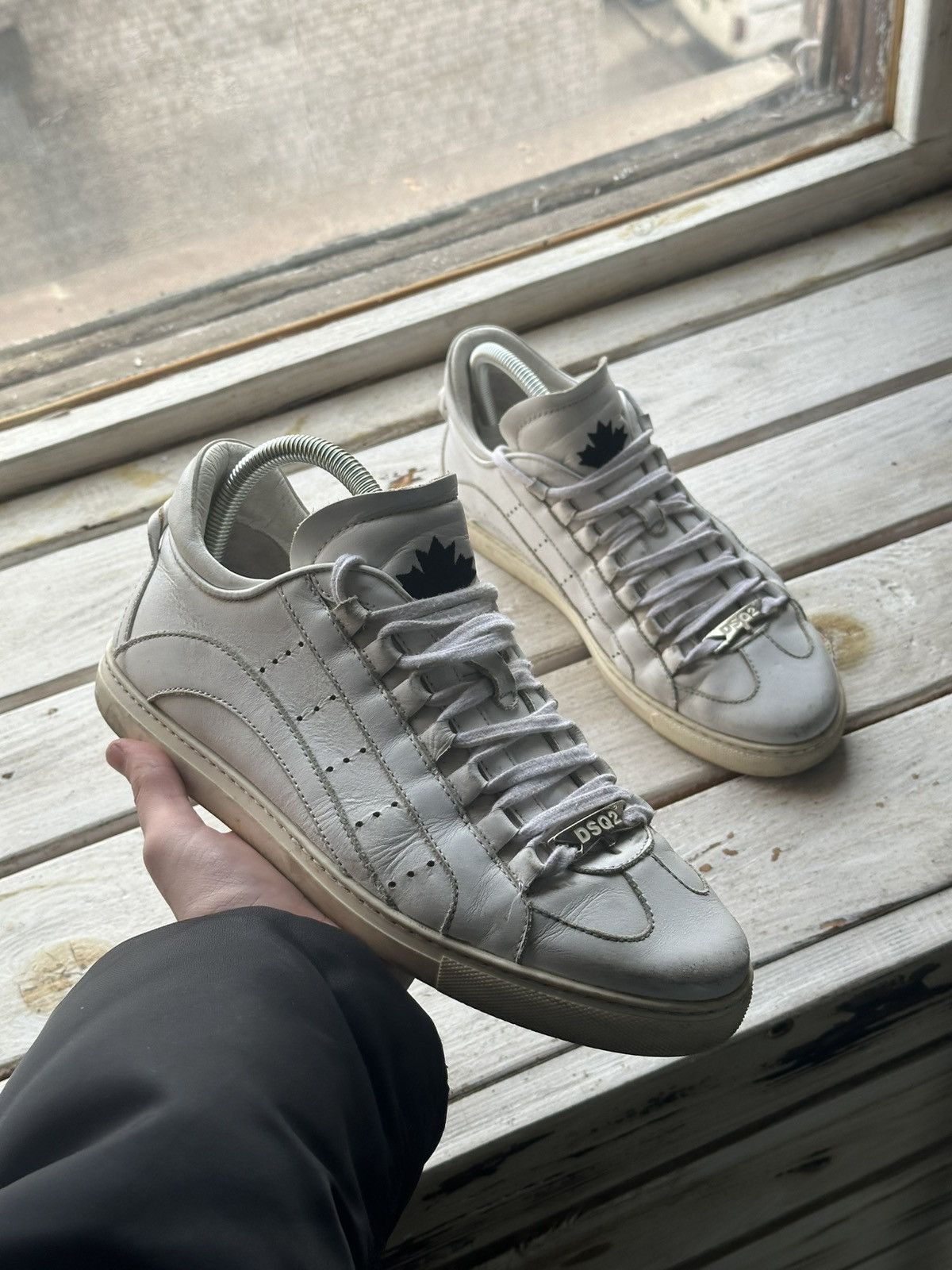 🚨Vintage DSQUARED D2 Born To Rebel Italian Designer Sneakers