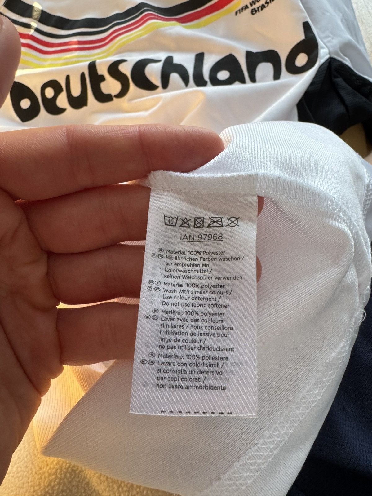 Vintage RARE GERMANY FIFA WORLD CUP VINTAGE SOCCER JERSEY Size US M / EU 48-50 / 2 - 8 Thumbnail