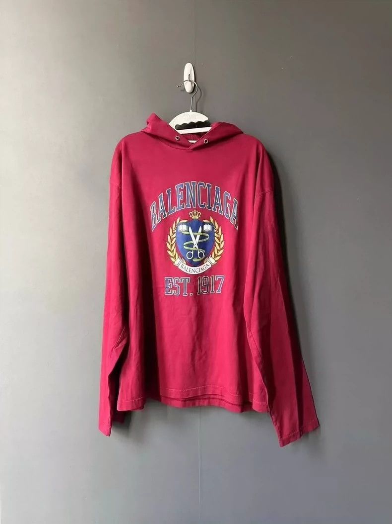 Balenciaga Balenciaga Wheat ear hoodie -DMC Size US L / EU 52-54 / 3 - 1 Thumbnail