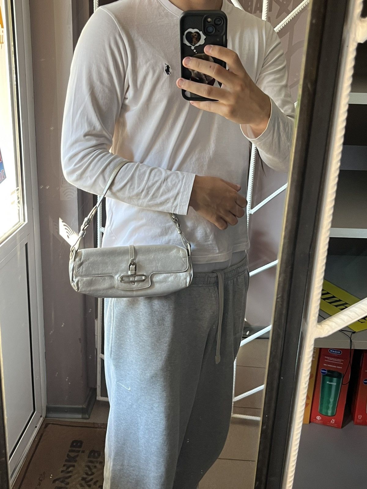 Jimmy Choo Vintage Jimmy Choo Glamour Silver Mini Bag Size ONE SIZE - 10 Thumbnail