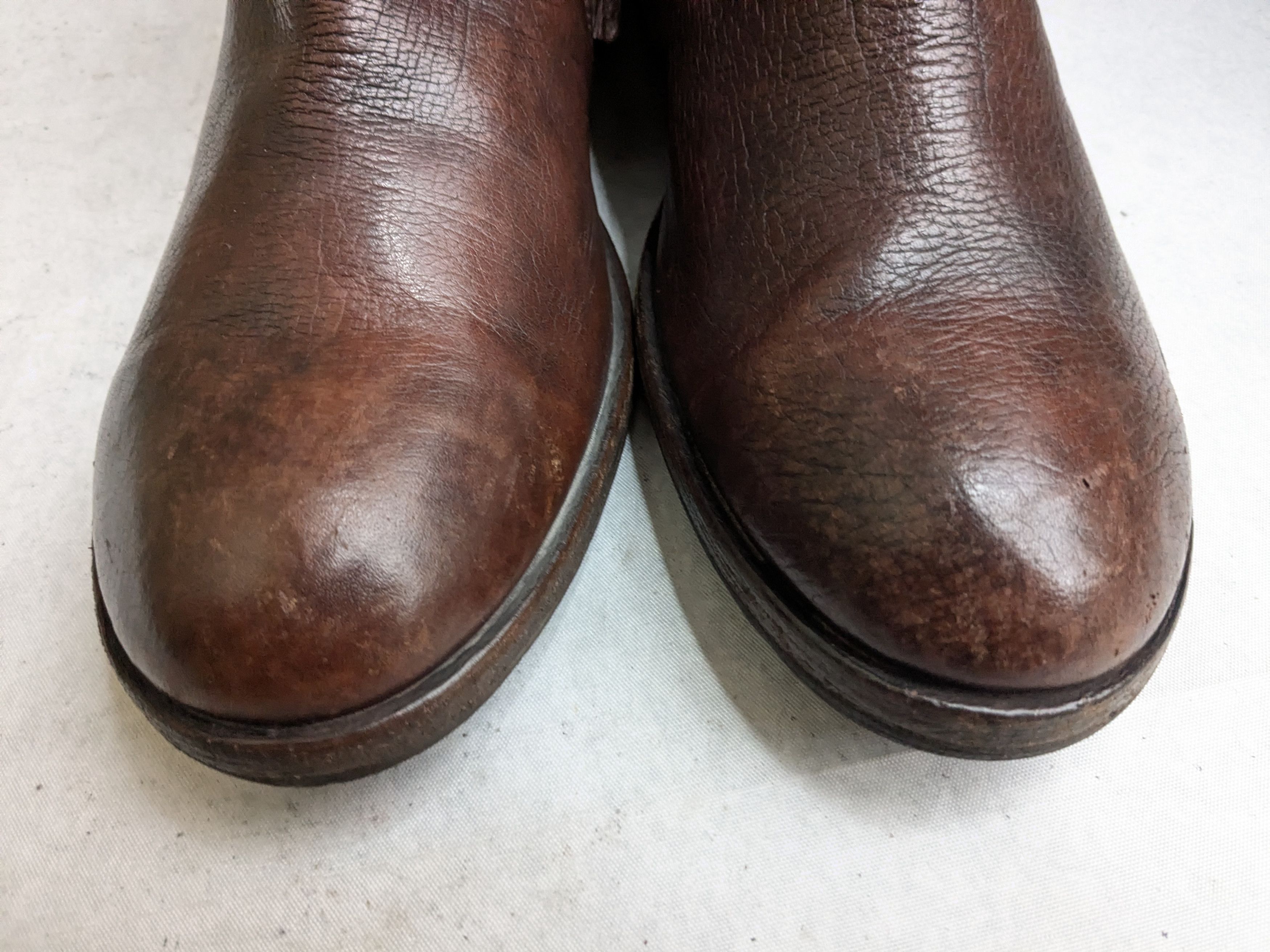 Frye Frye Harness Boots 9 D Brown Leather Buckle Size US 9 / EU 42 - 3 Thumbnail