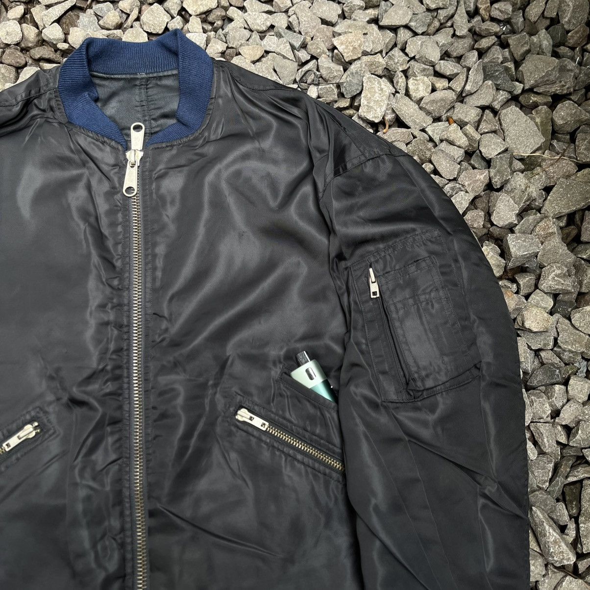 Japanese Brand Type MA1 Reversible Bomber Jacket Embroidery Man’s Batsu Size US XL / EU 56 / 4 - 9 Thumbnail