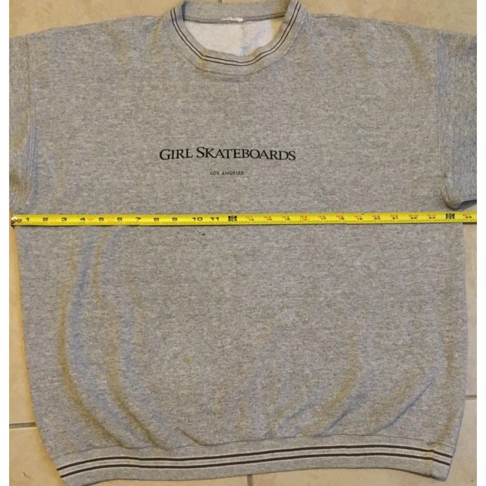 CHOCOOLATE Vtg 90s Girl Skateboards Faded Sweatshirt XL Boxy Fourstar Skate World Blind 101 Hoodie Mens Gray Size US XL / EU 56 / 4 - 7 Thumbnail