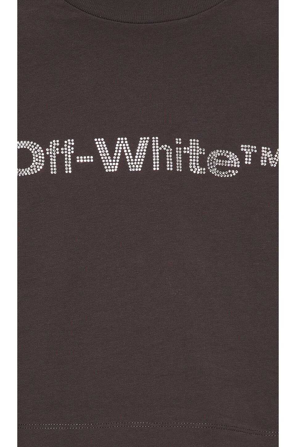 Off-White o1gr1nt1124 Bling Bounce 90S Fit T-Shirt in Dark Grey Size M / US 6-8 / IT 42-44 - 5 Thumbnail