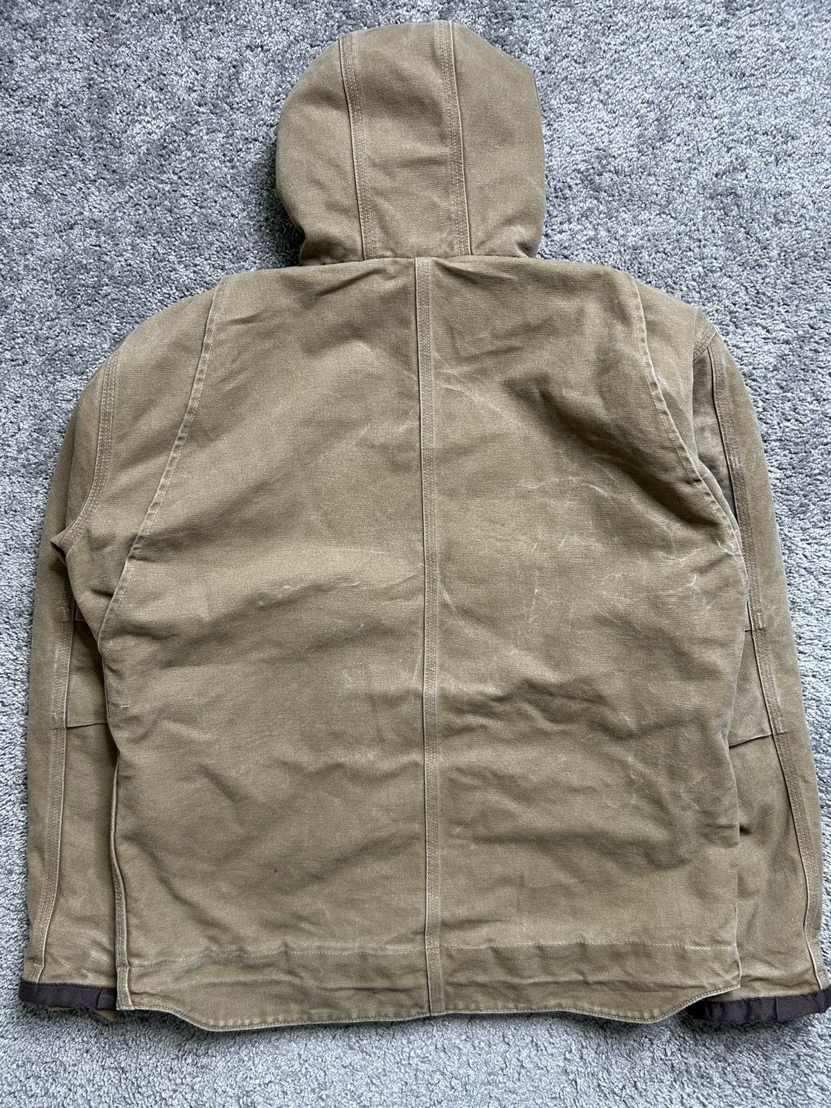 Carhartt Vintage Carhartt Sherpa Lined Hoodie Jacket Canvas Size US M / EU 48-50 / 2 - 8 Thumbnail