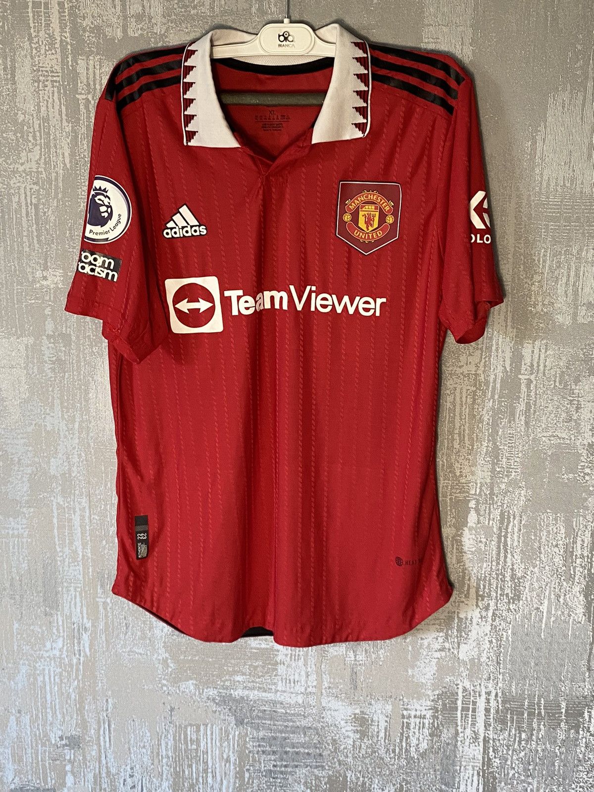 Adidas × Other UK 2021 Manchester United Adidas Soccer Jersey 27 Weghorst Size US M / EU 48-50 / 2 - 1 Thumbnail