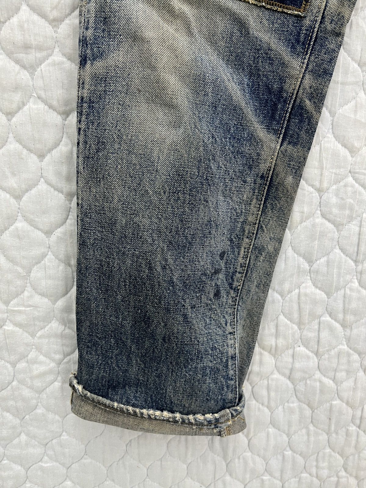 Sugar Cane 🔥🔥🔥RARE VTG SUGAR CANE DISTRESSED SELVEDGE DENIM Size US 29 - 7 Thumbnail