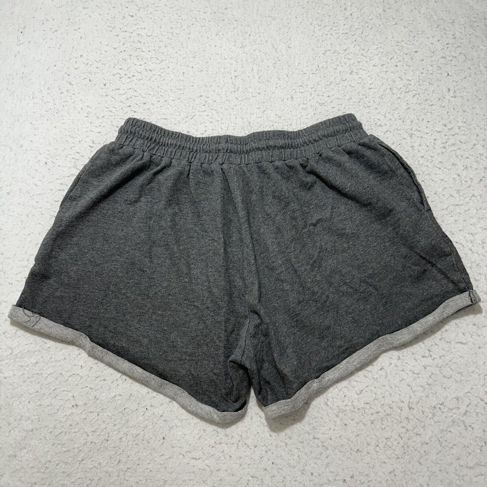 Shein Shein XXL Gray Sweat Shorts 4" Inseam High Waist Cotton Size 42" / US 20 - 5 Thumbnail